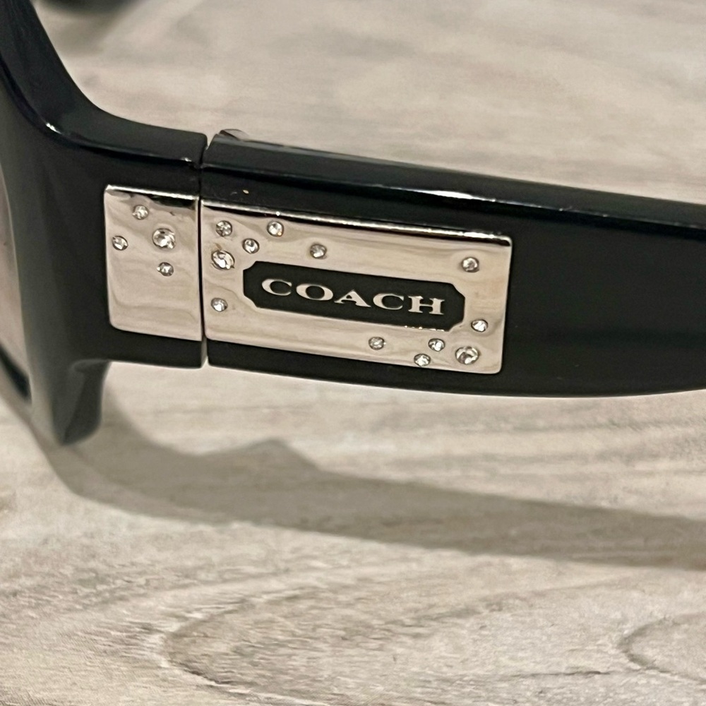 Coach Oversized Black Square Sunglasses w/ Signature Case *discounted shipping* - Picture 5 of 7